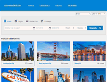 Tablet Screenshot of bookings.lastminutedeals.com