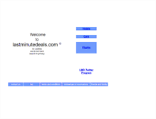 Tablet Screenshot of lastminutedeals.com